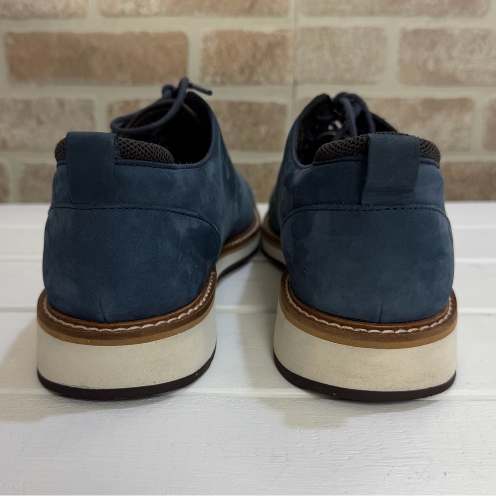 Cole Haan Men’s Size 10.5 Blue Nubuck Oxford Dress Shoes Casual Comfort Lace-Up - Picture 8 of 11